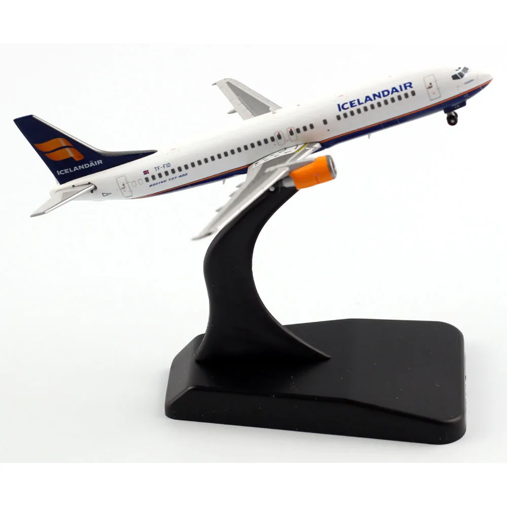 1:400 Alloy Collectible Plane Gift JC Wings XX4238 Icelandair Boeing B737-400 Diecast Aircraft JET Model TF-FID With Stand