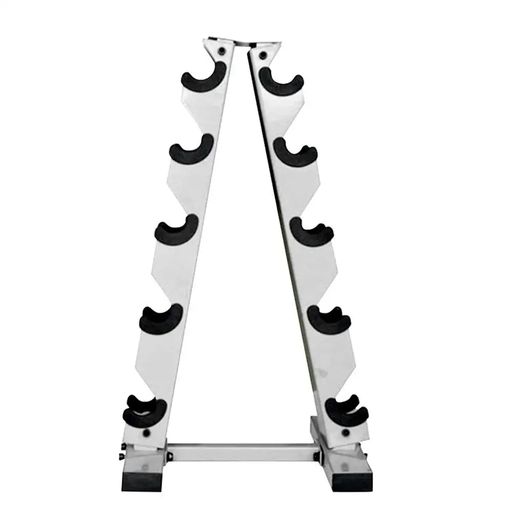 A-Frame Dumbbell Rack Heavy Duty 5 Tier Weight Rack Stand for Home Gym