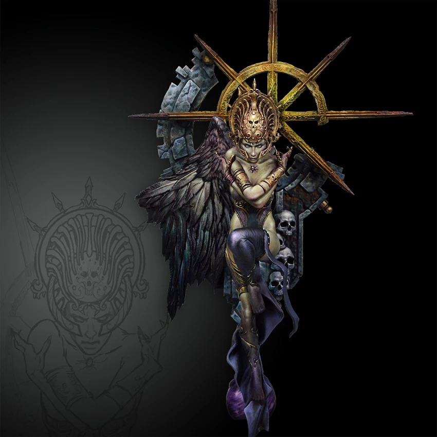 

Самосборная новая Разобранная фигурка 1/18 древний человек воин фэнтезийная подставка из смолы набор Неокрашенная модель