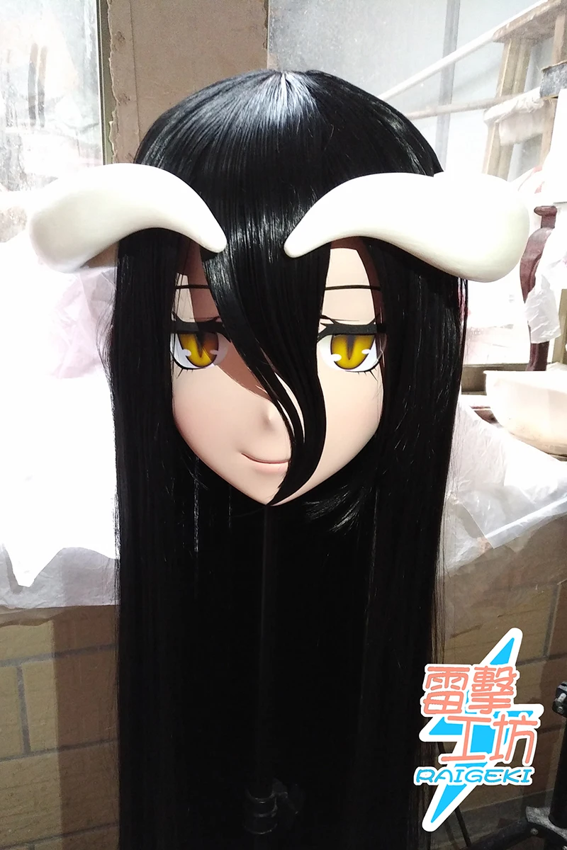 (KM139)Quality Handmade Female/Girl Resin Japanese Cartoon Character Animego Cosplay Kigurumi Mask Crossdresser