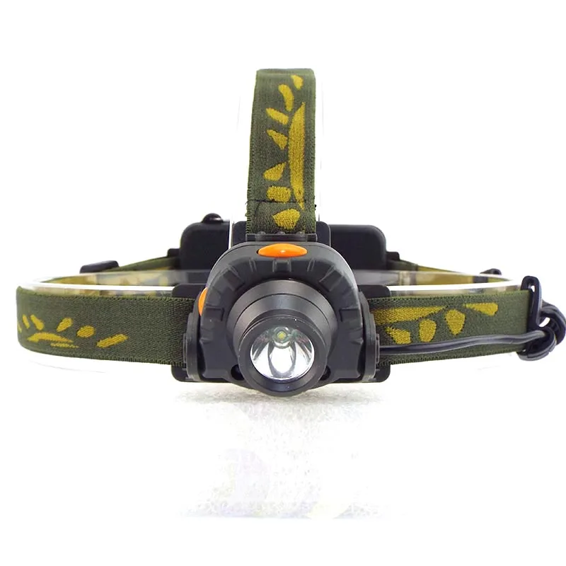 Sensor LED Headlamp lamp torches linterna frontal hoofdlamp zoom mini head flashlight Torche Headlight 18650 or AAA Battery