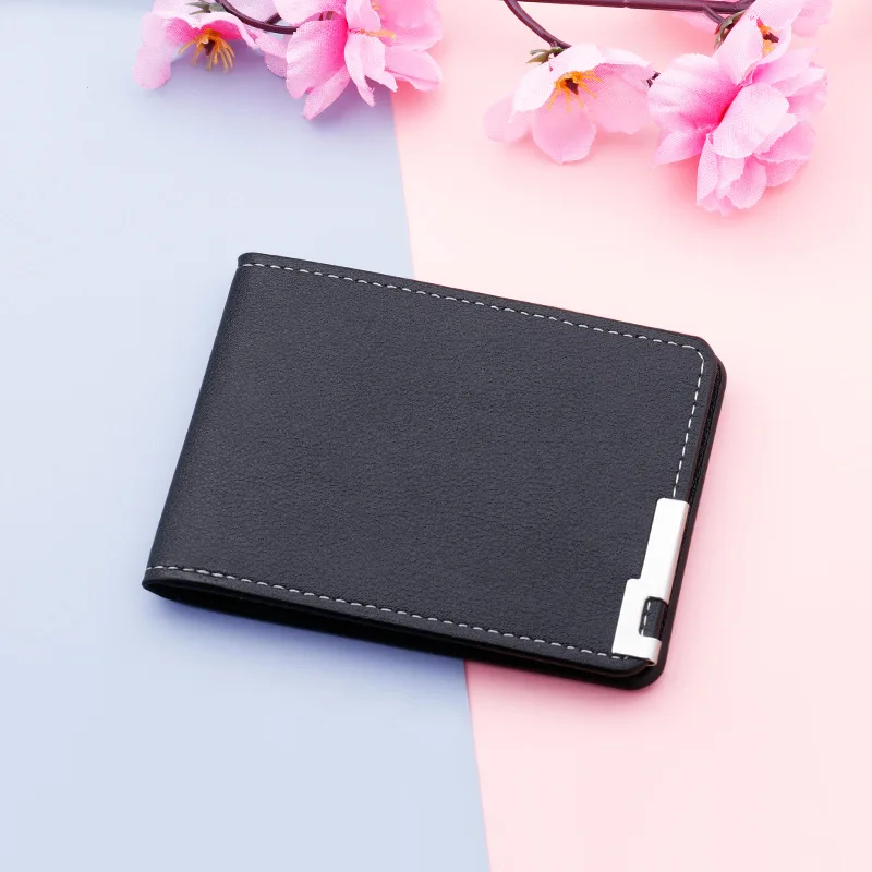 Textured Side Clip Card Case Solid Color Portable Driving License Leather Case For Women Men Protective Cover Card Case