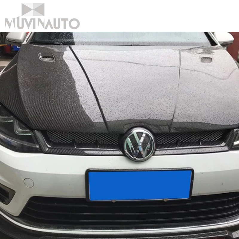 Golf 7 MK 7 ASPCE Carbon Fiber Front-end Bar Grid 2014-2017 For Volkswagen Golf 7