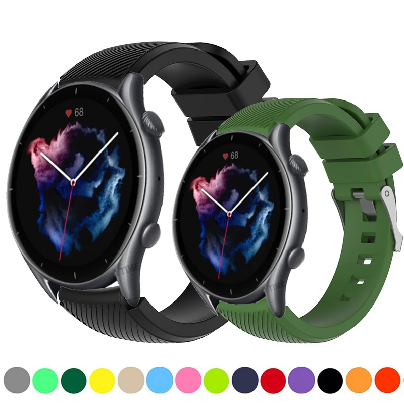 22ミリメートルamazfitためgtr 3 GTR3プロ2 2E GTR2時計バンドストラップhuamiペース/gtr 47ミリメートル/· ストラトス2 2s 3手首ストラップ