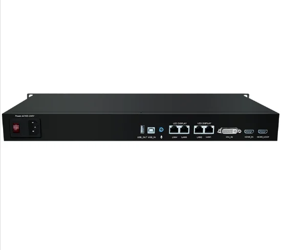 Colorlight S4 Sender possesses powerful video signal receiving capacity, and supports DVI and HDMI signal input