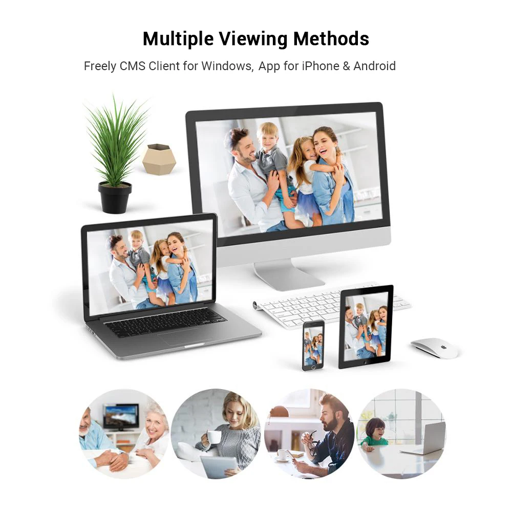 8MP 4K H.265 ONVIF IP Camera Waterproof Outdoor POE Camera Two Way Audio Color Nightvision Motion Detection CCTV Camera System