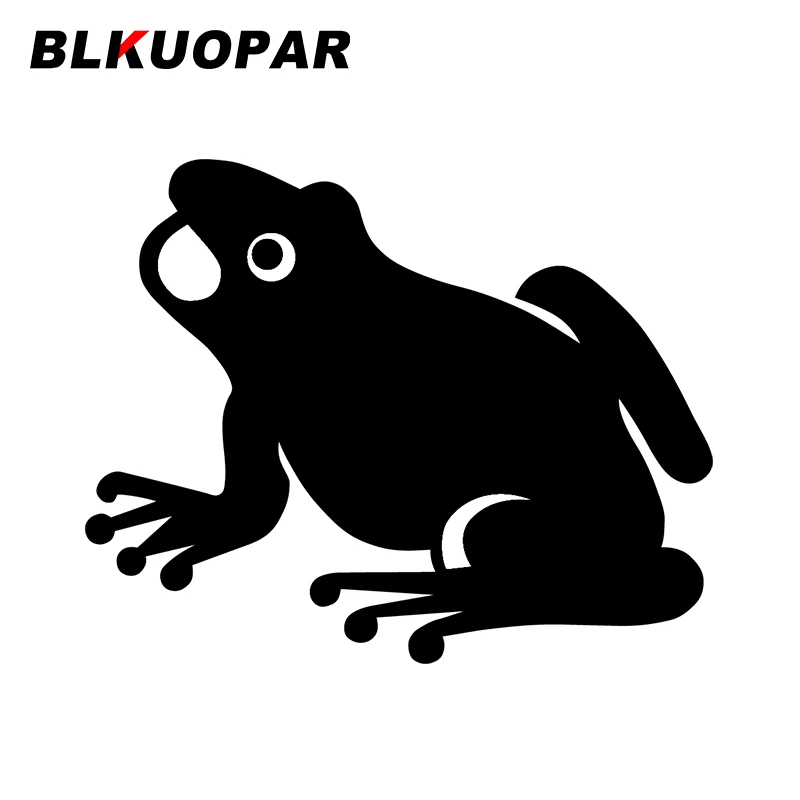 BLKUOPAR for Frog Silhouette Car Sticker Funny Waterproof Decal Scratch-Proof Refrigerator Windows Motorcycle Car Accessories