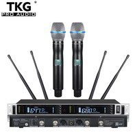 TKG TURE DIVERSITY 640-690MHz UR-3500 uhf dual-channel wireless mic system outdoor professional audio wireless microphone