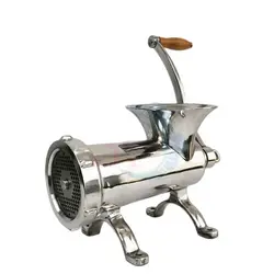 New Heavy Duty 32# Home Stainless Steel Manual Meat Grinder Kitchen Mincer Commercial Hand Vegetables Mincing Grinding Machine