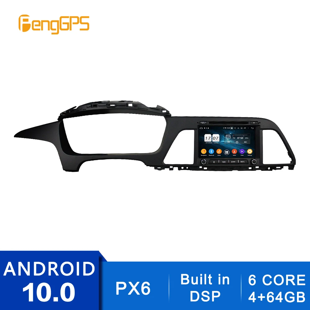 Android 10.0 DVD Player For Hyundai Sonata 2015~2017 Touchscreen Multimedia GPS Navigation Headunit Radio Carplay PX6 Bluetooth