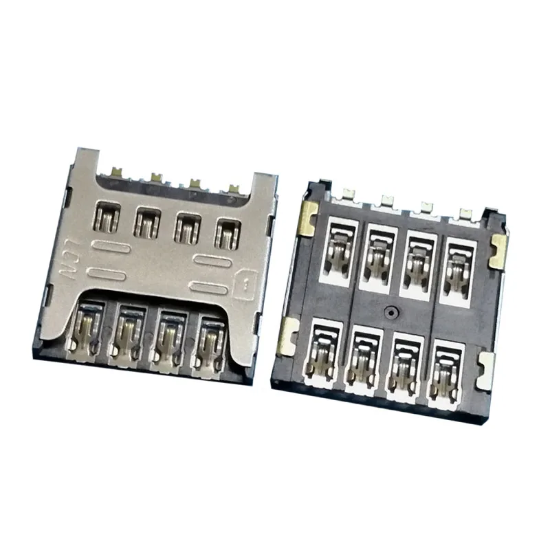 2Pcs Sim Card Reader Slot Tray Holder Connector Socket For Lenovo A5860 A5890 K32-C30 K3 K30-T K30 A2580 A3900 A3500 A858T P70T