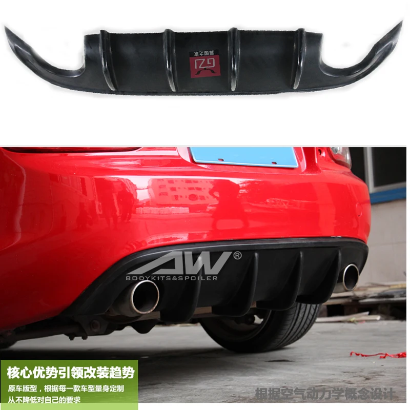MX5-NC CAR REAR BUMPER LIP SPOILER AUTO REAR DIFFUSER COVER FIT FOR MZADA MX-5 2009 2010 2011 2012 2013 2014 2015