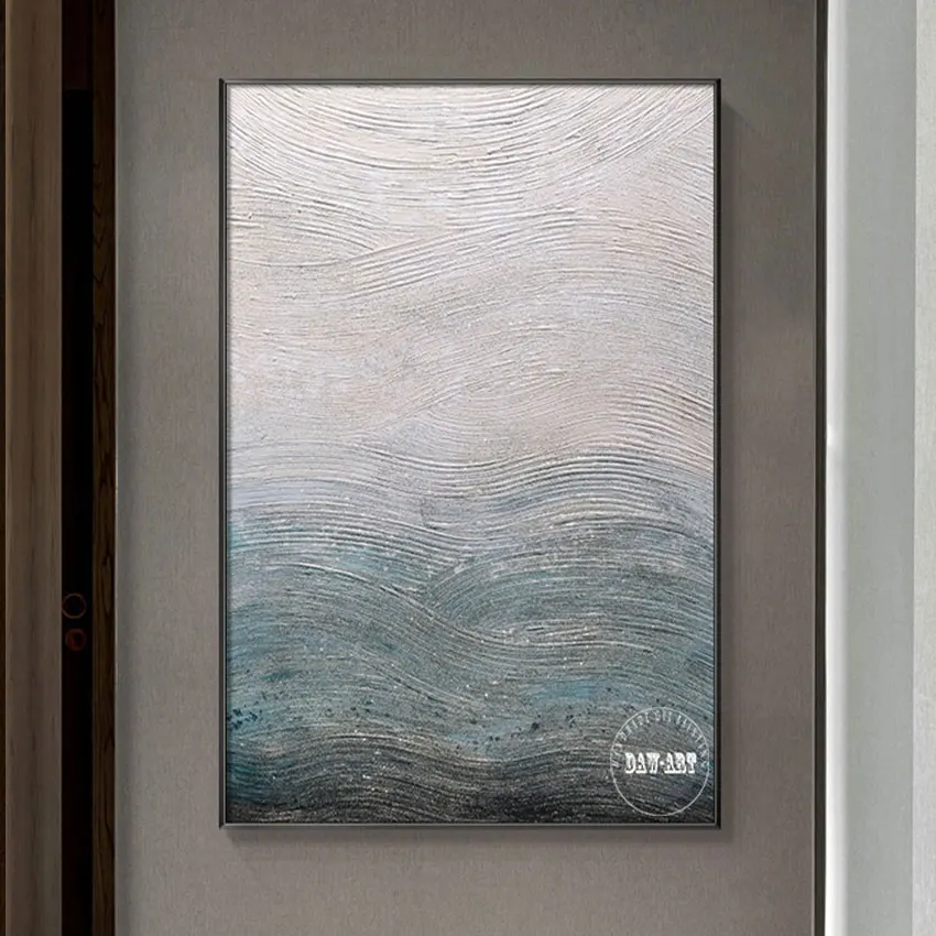 

Hot Sale New Arrival Abstract Textured Oil Painting Handmade Artwork Canvas Modern Living Room Decoration Wall Art Unframed