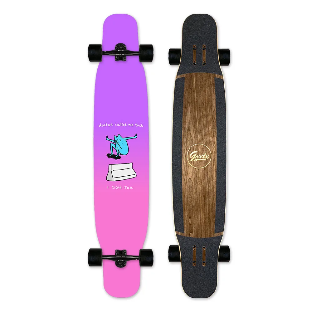 

47inch Longboard Four Wheel Long Board Skateboard Maple Wood Skateboard Road For Adult Teenager High Way Skates Board Scooters