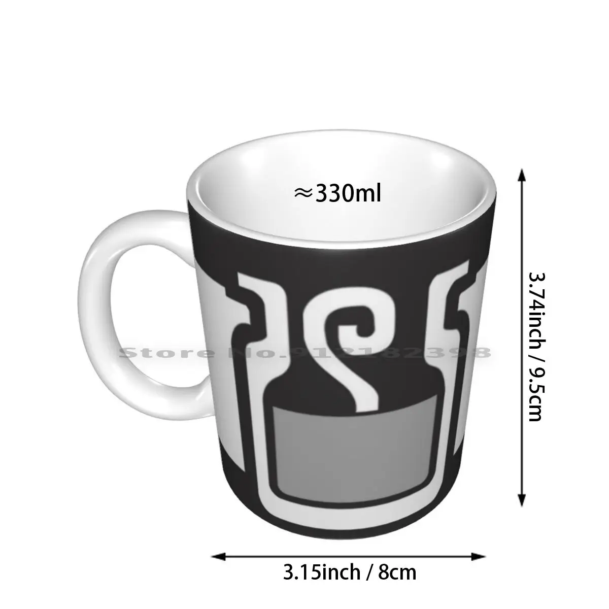 Guild Mugs-Cold Drink Ceramic Mugs Coffee Cups Milk Tea Mug Monster Hunter Monster Hunter Potion Mega Potion Mega 3ds Mh4u