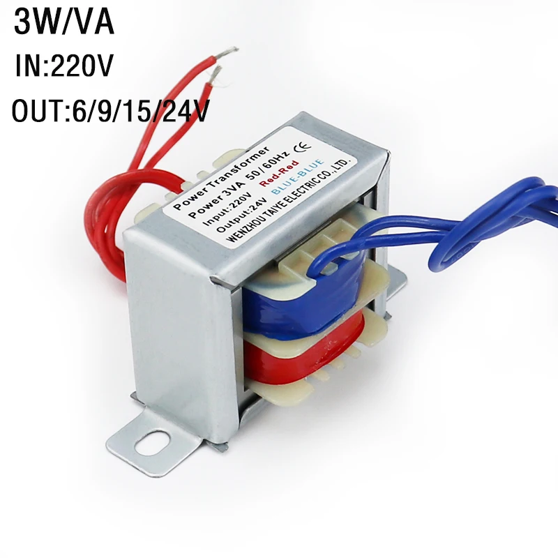 Coil 3W/VA Power transformer AC220V to 6V 9V 15V 24V IE Power Transformer Spot Welding Controller Electronic Audio Transformer