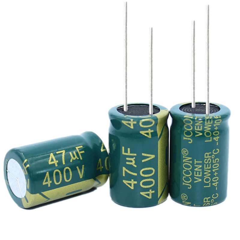 50PCS 400V47UF  47UF 400V  Aluminum  Electrolytic Capacitor  high-frequency  16X25MM