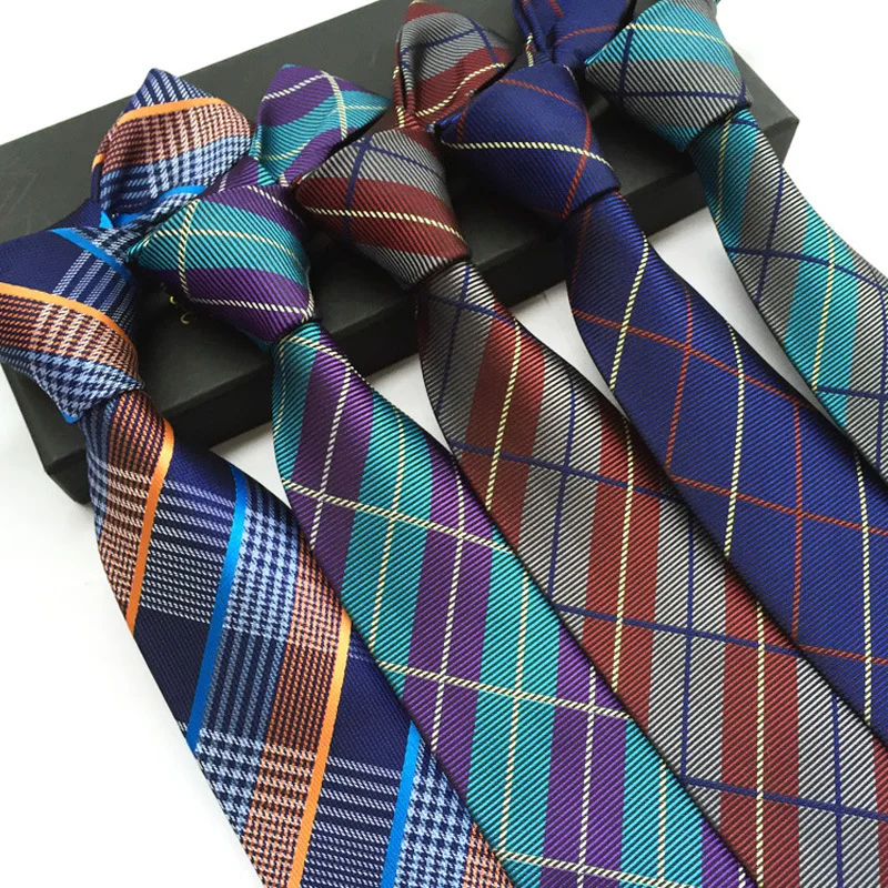 Corbata de alta calidad para hombre, corbatas informales de 8cm para traje de negocios, boda, negro, rojo, amarillo, verde, azul marino y plata,