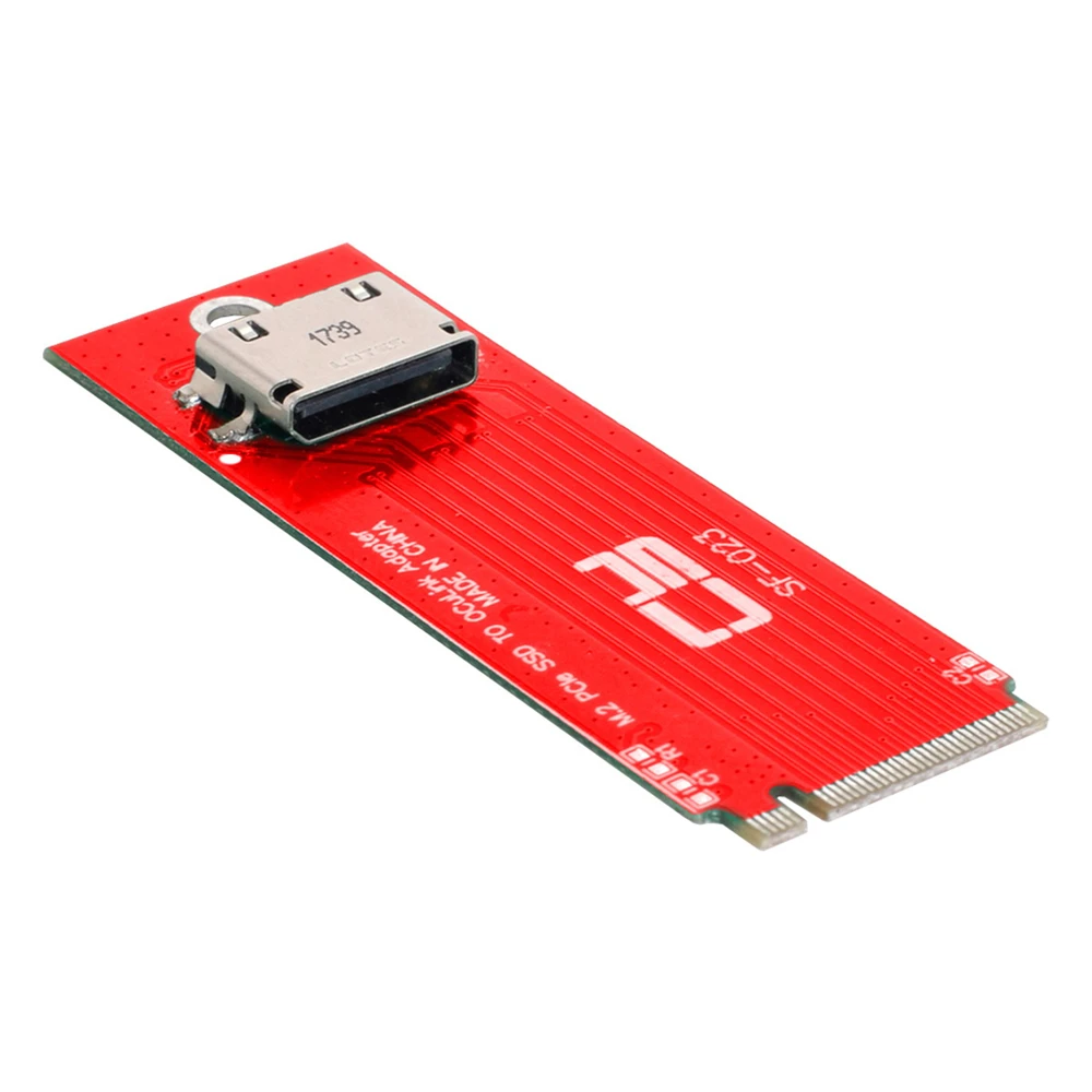 

PCI-E 3.0 M.2 M-key to Oculink SFF-8612 SFF-8611 Host Adapter for PCIe Nvme SSD 2260