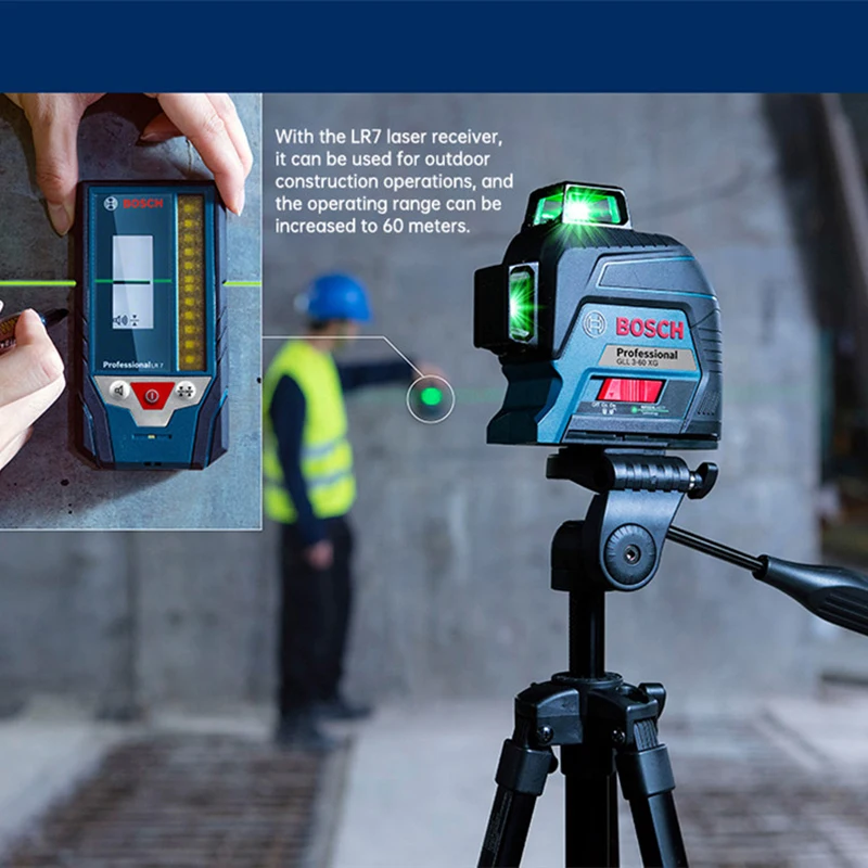 BOSCH LR7 Red Green Line Laser Receiver Laser Level Accessories