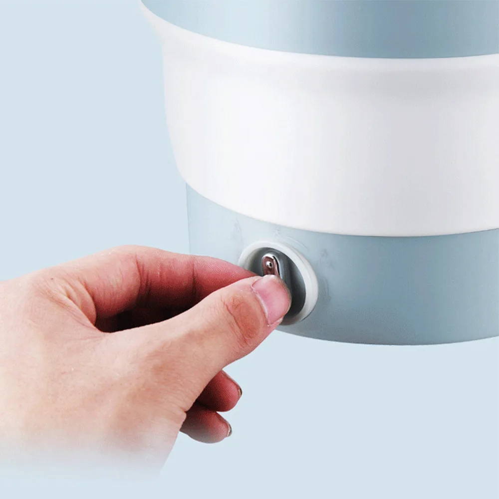 1.2L للطي مقلاة كهربائية غلاية ساخنة الغذاء الحاويات ساخنة علب الاغذية متعددة الوظائف طباخ المحمولة إناء/ قدر الشاي الطبخ