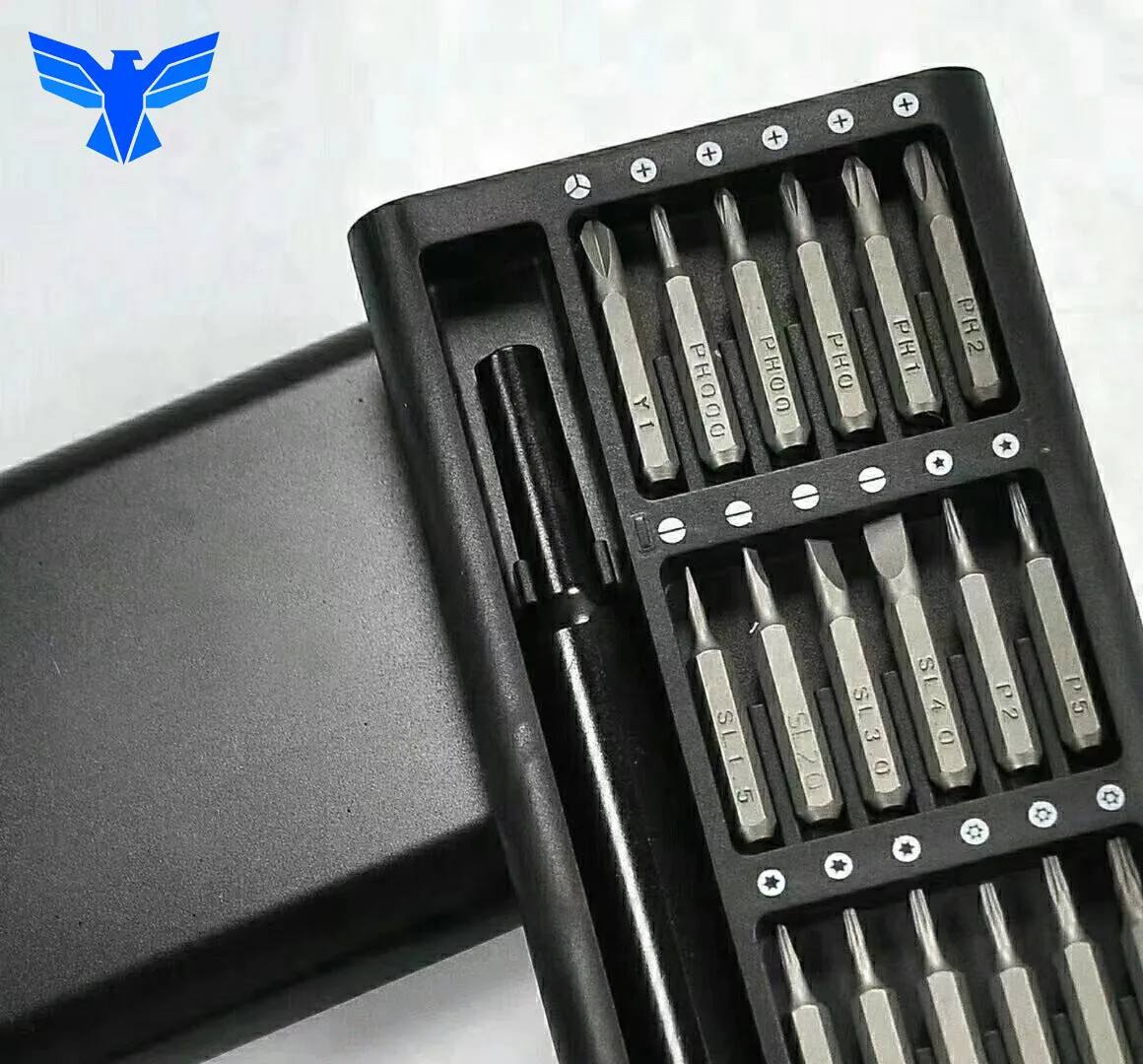 Set di cacciaviti 24in1 kit punte magnetiche di precisione cacciavite smontabile fai-da-te Mini custodia per riparazione Smart Home PC Phone