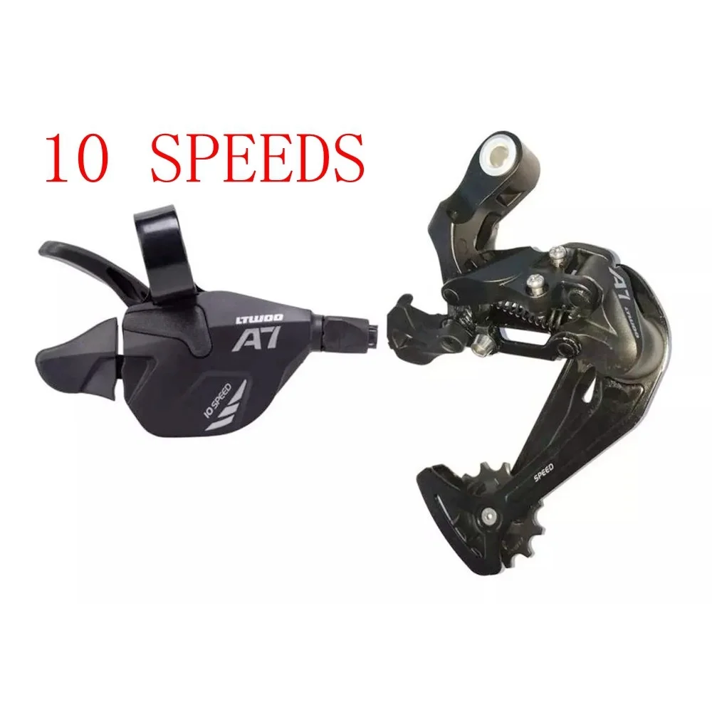 

LTWOO Bicycle 10 Speed Trigger Shifter Rear Derailleur Groupset for parts m610 m670 x5 x7 single crankset chainset 10s system