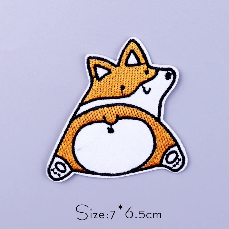 Cartoon Tier Eisen Auf Patch Auf Kleidung Gestickte Patches Für Kleidung Thermoadhäsive Patches Katze Dinosaurier Patch Kleidung Abzeichen – Detail 28