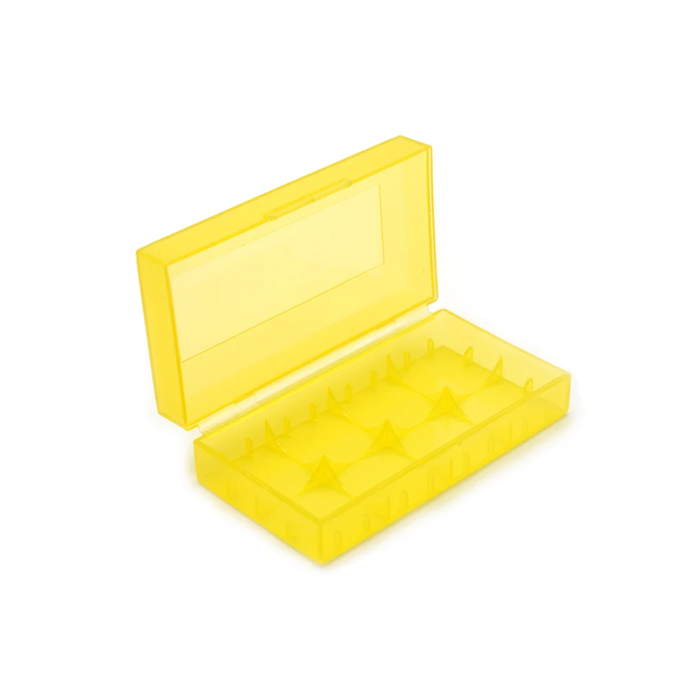 5 Color 18650 PVC Hard plastic battery storage 18650 16340 Battery Case Holder Box Hold 2pcs 18650/4pcs 16340 Batteries