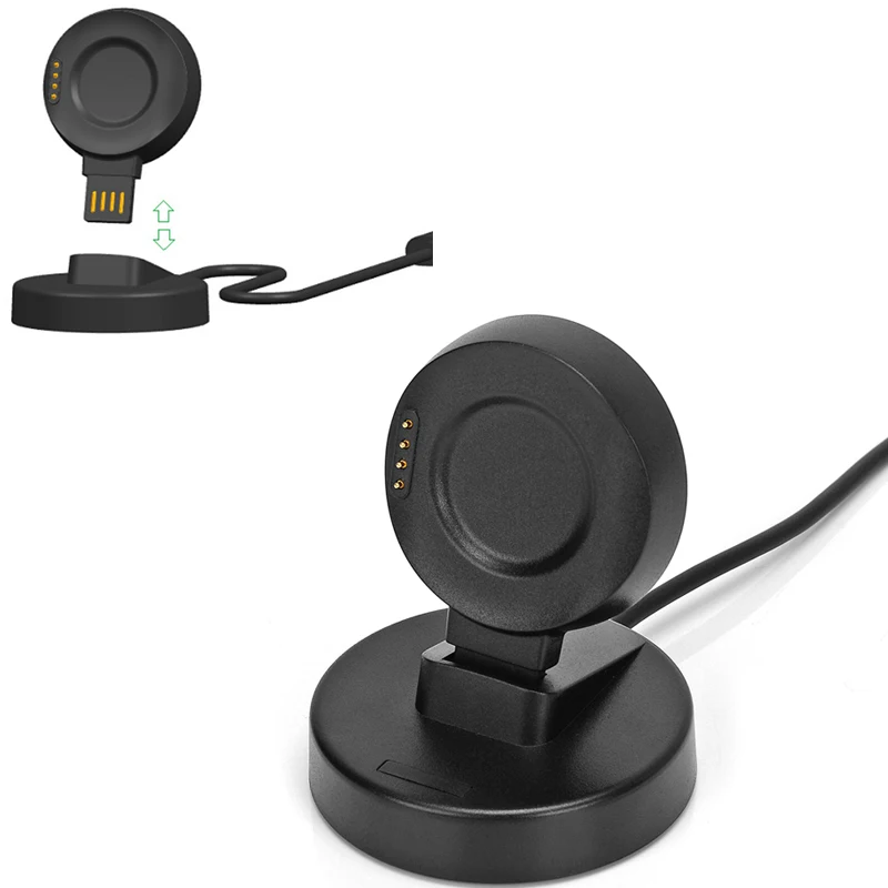 

Портативная док-станция для зарядного устройства с USB-кабелем, адаптер, настольная подставка-держатель для часов Amazfit 2 4G LTE версии (AC1807)