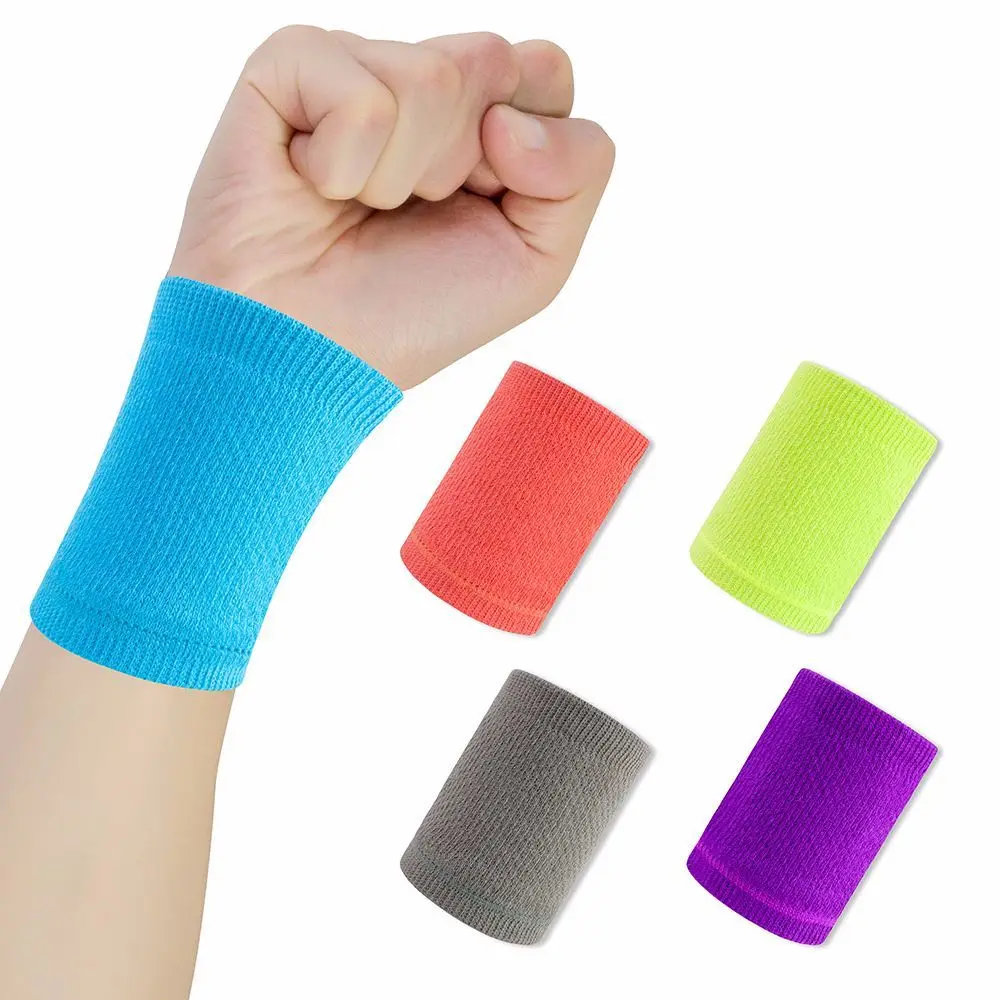 1 Pair Sports Compression Protective Wristband Exercise Wrist Brace Soft Wrist Cuff Breathable Wrist Support Wrist Protector