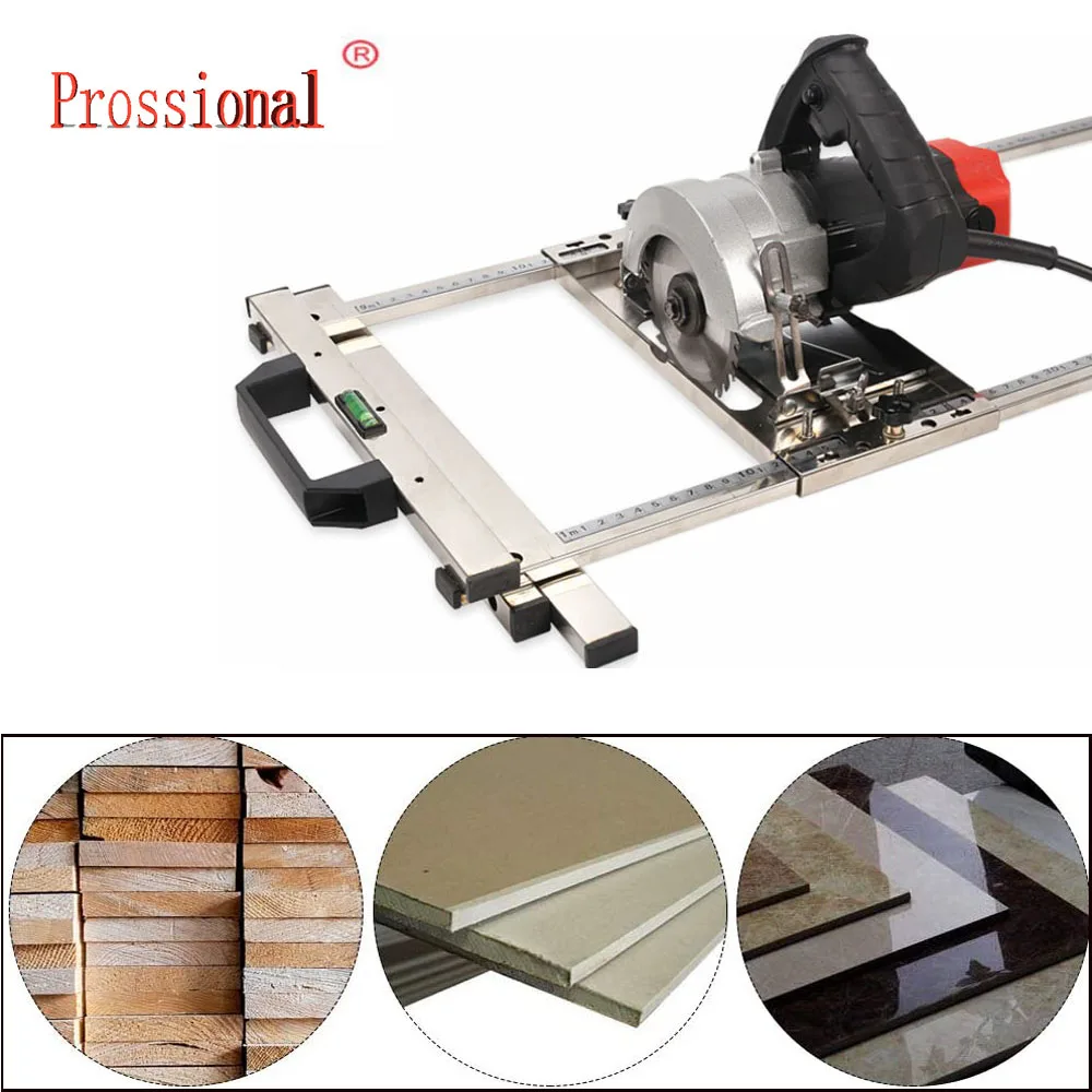 4inch Electricity Circular Saw Edge Guide position Cutting Tools Scale Cutting Positioning Wood board