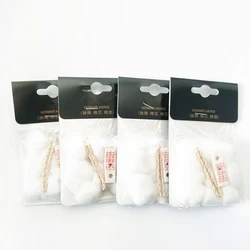 Kit de tampons de coton absorbants d'huile pour briquets Zippo Gold, mèches de noyau de kérosène, remplacement universel, vente en gros, 5 pièces