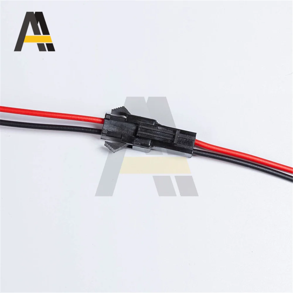 5Pairs 30cm JST SM 2P 2Pin Plug Socket Male to Female Wire Connector LED Strips Lamp Driver Connectors Quick Adapter