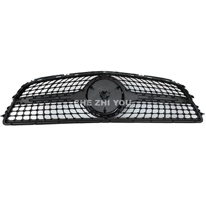 Diamond Bumper Front Grille For Mercedes E Class W207 E Coupe C207 2010-2013 ABS Bumper Grille E200 E320 E350 E400 without Logo