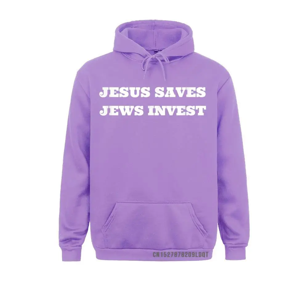 Jesus Saves Jews Invest Funny Jewish Finance Money Advisor Men Sweatshirts Designer Autumn Long Sleeve Hoodies Sportswears