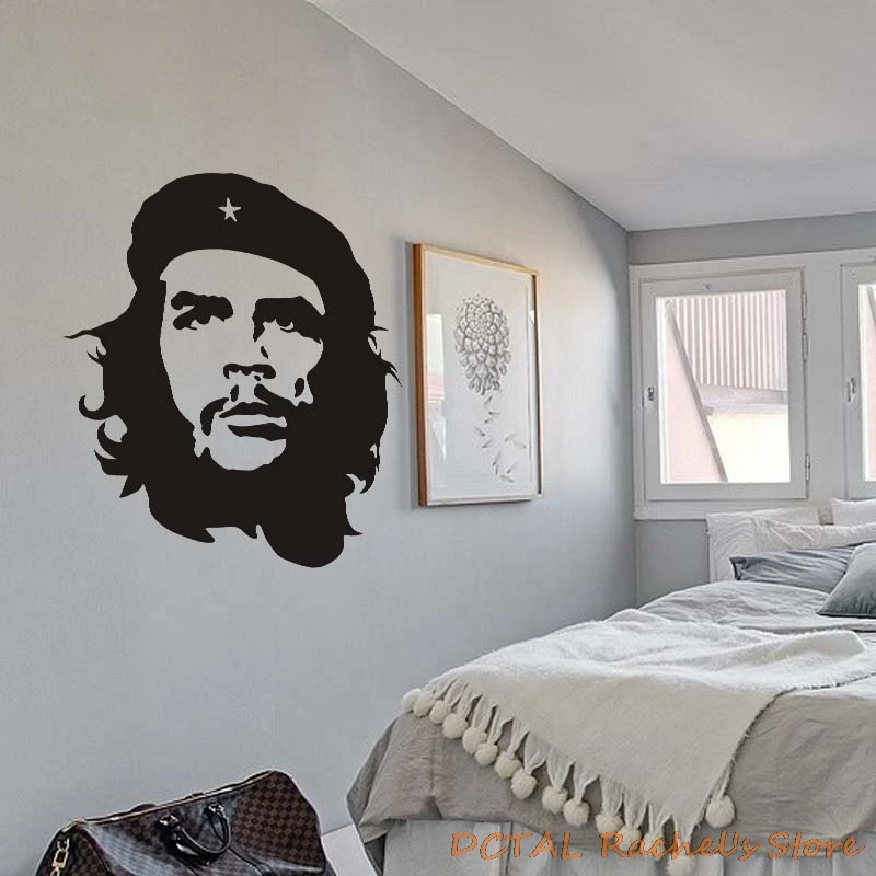 Che Guevara Silhouette Wall Decal Vinyl Decor Home Decoration Room Stickers  Celebrity