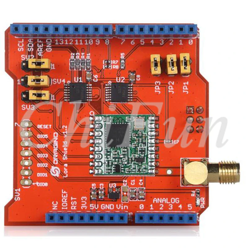 Lora Shield v98 Load with RFM95W support 868M Lora Shield v98 Load with RFM98W support 433M frenquency