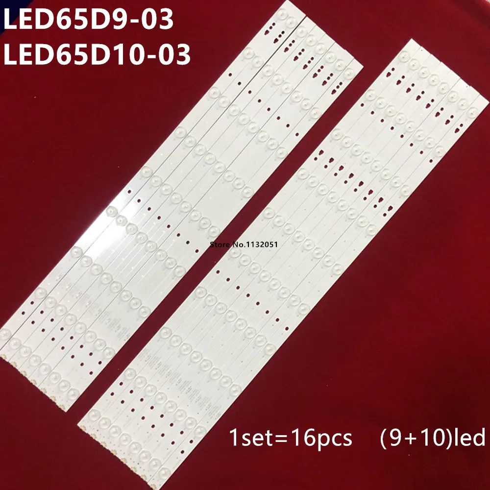 

LED Strip for KM0265 U65H3 65A5M G65Y-T LS65AL88K81 LS65AL88U51A 30365009205 30365010206 LED65D9-03 (A) LED65D10-03 (A)