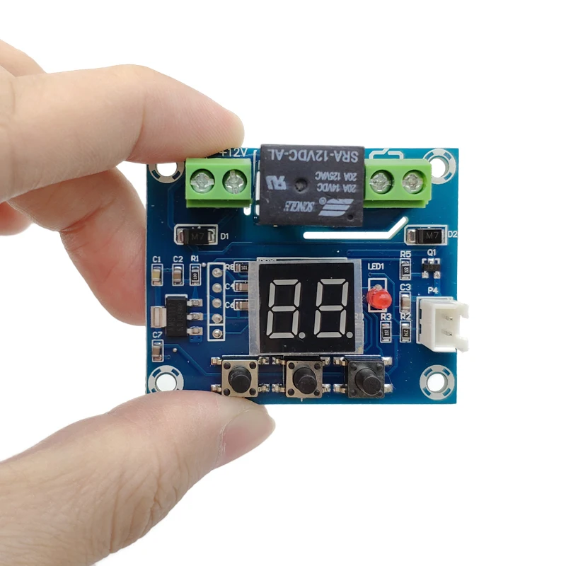 Humidity Controller Soil Sensor Module Board DV 12V 10A Automatic Control Irrigation Red Digital Display XH-M214