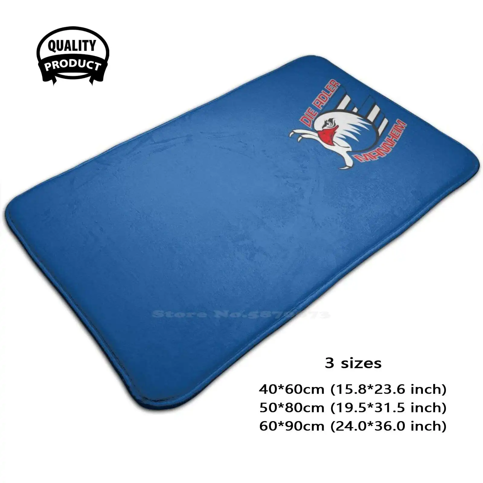 The Mannheim Soft Cushion Home Carpet Door Mat Car Rug Mannheim Ice Hockey Team Berlin Germany German Ice Hockey Ice Hockey