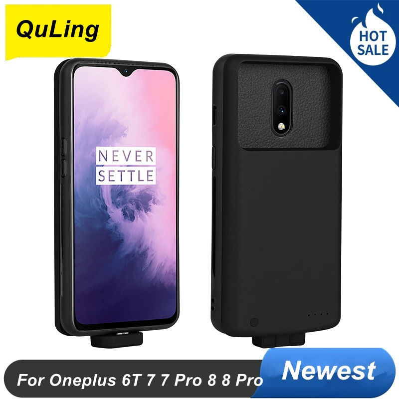 

Чехол-аккумулятор для OnePlus 6T, 7, 7 Pro, 8, 8 Pro, 5000 мАч