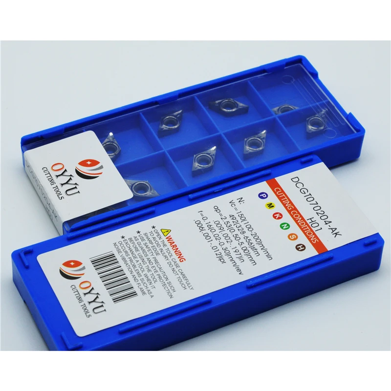Frete grátis DCGT070202-AK DCGT070204-AK DCGT070208-AK h01 inserções de alumínio processamento cobre para ferramentas torno sdjcr sdxcr07