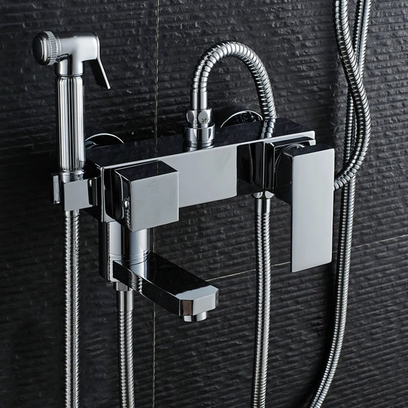 Bathroom Shower Head Set Connecting Hose Lengthens The Height Distance Hower Accessories Shower Extender Water Divider Shower AJ