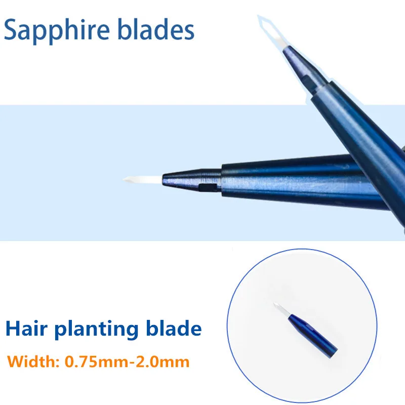 Sapphire Hair Transplant Blades hair follicle planting Blades Hair Transplant pen 1 Set