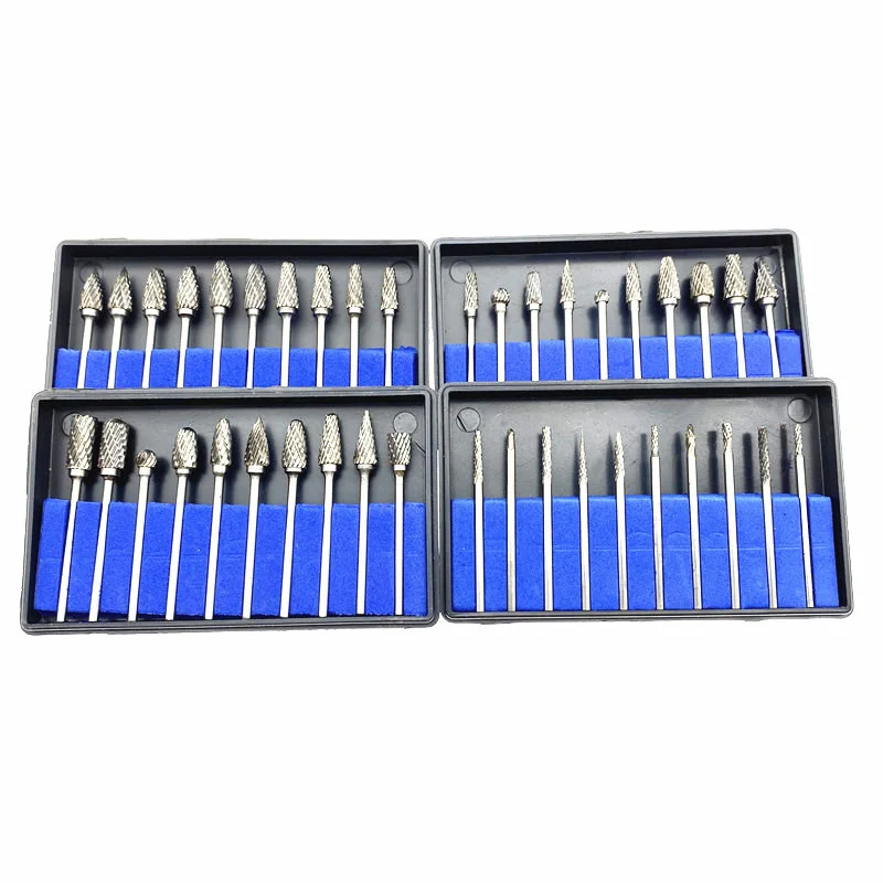 

10Pcs/ box Dental Burs Drills Nitrate Tungsten Steel Material 2.35mm Dental Lab Nitrate Carbide Burs polishing Tools