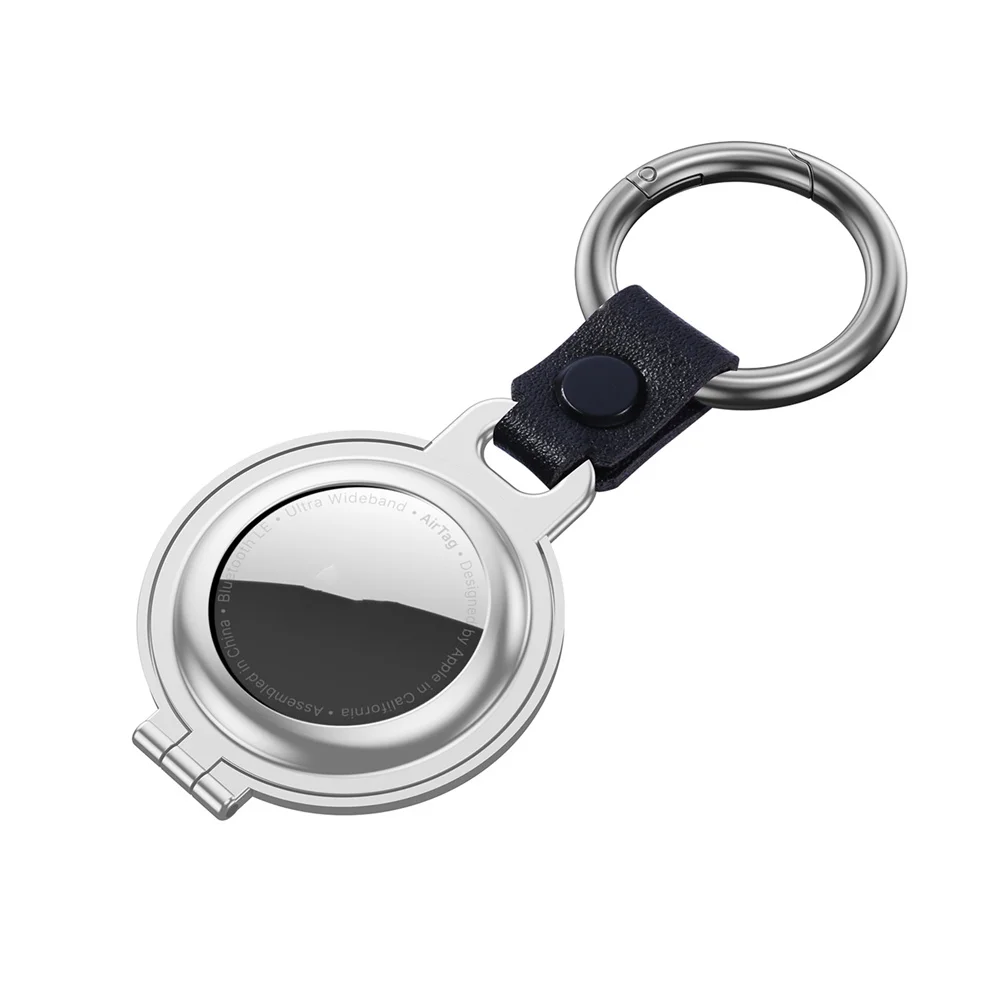 الكمال نمط المضادة للخدش مكافحة خسر غطاء معدني واقية كم قذيفة حامي ل Airtag المقتفي اكسسوارات