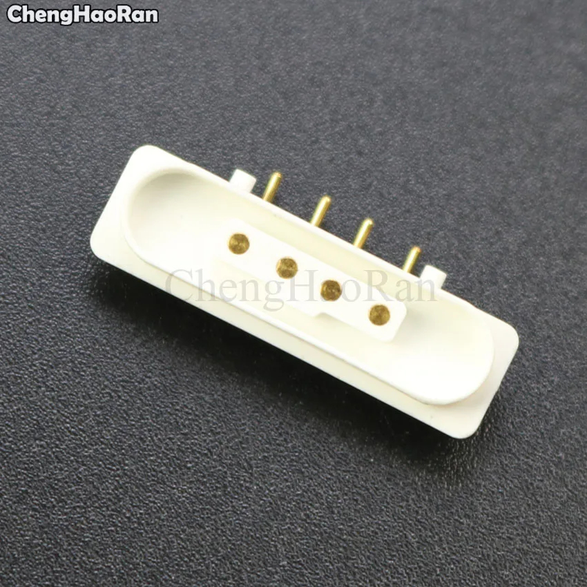 ChengHaoRan connettore magnetico Pogo Pin caricato a molla magneti a 4pin passo 2.2MM 2.75MM fori passanti PCB saldatura maschio femmina sonda