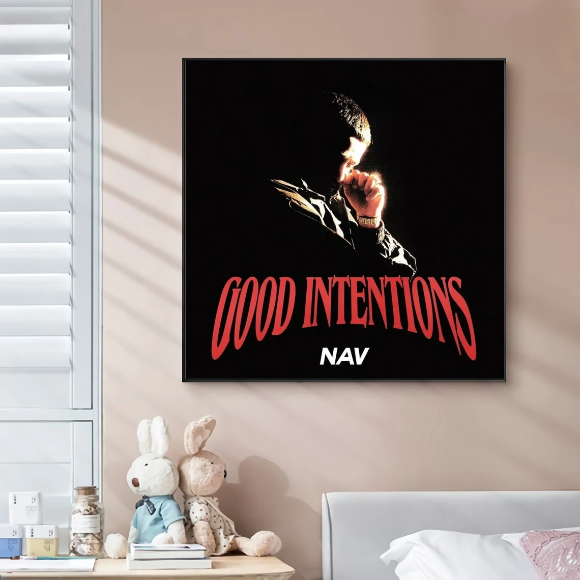 NAV  Good Intentions Music Album Cover Canvas Poster  Wall Painting Art Decoration