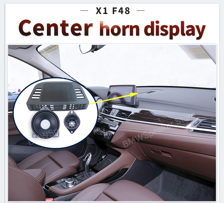 Car Dashboard Speaker For NEW BMW f47 f48 X1 X2 F39 Series High Quality  Tweeter Audio Loudspeaker Center Midrange 4 Inch Horn